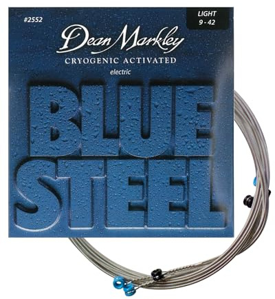Dean Markley Blue Steel Electric LT 2552 - Juego de cuerdas para guitarra eléctrica de acero, .009-.042
