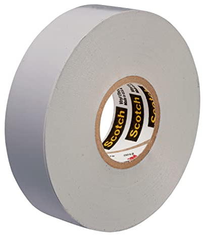 3M 80051 80611211626 Scotch 35 Ruban adhésif 19 mm x 20 m Gris