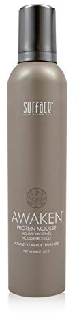 Surface Hair - Awaken Mousse: Color Safe, Volumizing, Firm Hold Hair Mousse to Thicken Hair, Sulfate-Free, Paraben-Free, 8.8 oz