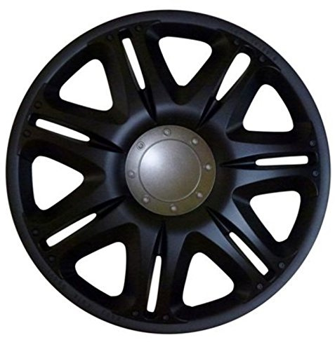 ZentimeX Radkappen Radzierblenden Radabdeckungen 15 Zoll #162 Black SCHWARZ