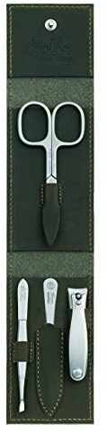 Niegeloh - Havanna S 4-teiliges Maniküre-Set in hochwertigem Leder-Etui