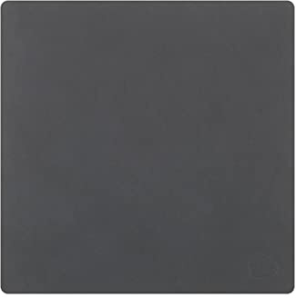LindDNA Square Tischset, Leder, Anthrazit, 28 x 28 cm