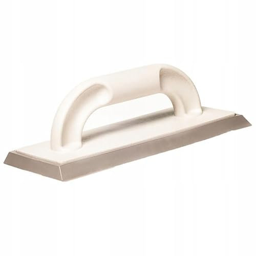 Fugenkelle mit abgeschrägtem Gummi 95x240mm | Profi-Fugbrett für präzises Verfugen | Hochwertige Gummibeschichtung, flexibel & langlebig | Perfekt für Fliesenleger & Renovierungsarbeiten