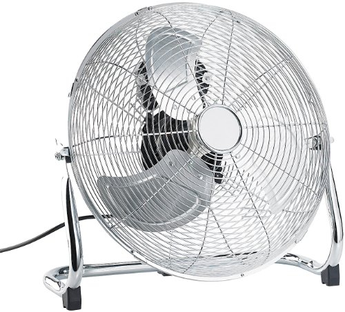 Sichler Haushaltsgeräte starker Ventilator: Vollmetall-Bodenventilator, 3 Geschwindigkeitsstufen, 100 W, Ø 45 cm (Windmaschine, Ventilator Boden, Luftkühler)
