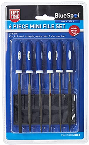 Blue Spot 6pc Mini File Set with Pouch