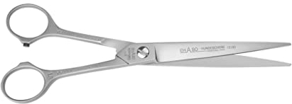 Hochwertige Gerade Hundeschere aus - Für langhaar & kurzhaar - 18 cm - Fellschere für Hunde & Katzen - Profischere für jede Art von Fell direkt von EHASO aus Solingen