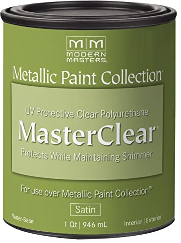 30 oz Modern Masters ME664 Clear MasterClear Protective Clear Topcoat, Satin