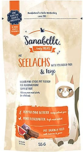 SanaBelle Snack Seelachs und Feige 20 x 55 g