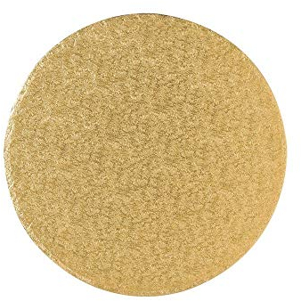 14 Round Gold Cake Board / Drum (13mm thick)