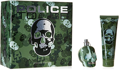 Police To Be Coffret Camouflage pour Homme - Parfum 75 ml + Gel Douche Cheveux/Corps 75 ml