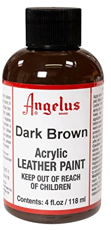 Angelus Acrylfarbe für Leder, 113 g, Dunkelbraun