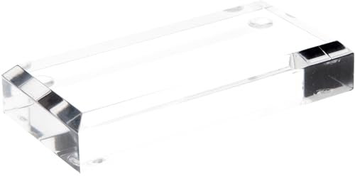 PlyMor Marke Acryl Klar rechteckig abgeschrägte Setzkasten Acryl Display Boden .75'' x 4'' x 2''