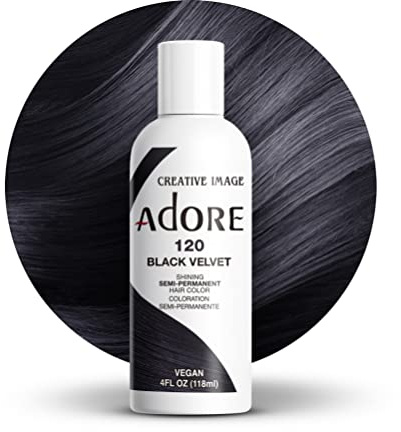 Creative Image Adore Shining Semi-Permanent Hair Color 120 Black Velvet 118ml