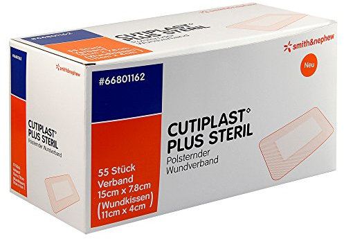 Cutiplast steril, Vliesverband 15,0 x 8,0 cm, Pad 11,0 x 4,0
