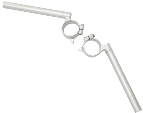 TCMT Motorcycle Replaceable Silver Clip On Handle Bars HandleBar Fits For Suzuki GSXR 600 GSXR750 2006 2007 2008 2009 2010