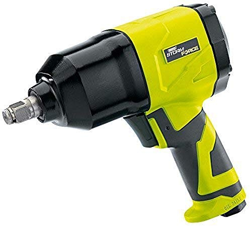 Draper 65017, Storm Force Air Impact Wrench with Composite Body (1/2 Square Drive), Blue