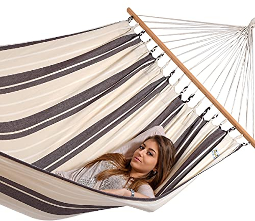 Unbekannt Wetterfeste Hängematte Beauty Latte machiato mit Stab (ohne Gestell)