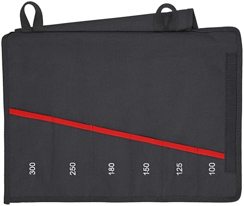 KNIPEX Rolltasche für Zangenschlüssel leer 6 Fächer 340 mm, 00 19 55 S4 LE