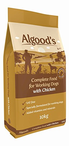 Algood's Complete Dry Dog Food with Chicken 10kg, High Protein Dog Food Dry for Working Dogs, Dog Biscuits for Large and Small Breeds
