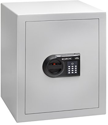Burg-Wächter Cityline C 4 E Möbeltresor (mit elektronischem Zahlenschloss, Sicherheitsstufe B) hellgrau