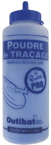 Poudre de traçage Bleu pour cordeau - 1 Kg - OUTIBAT