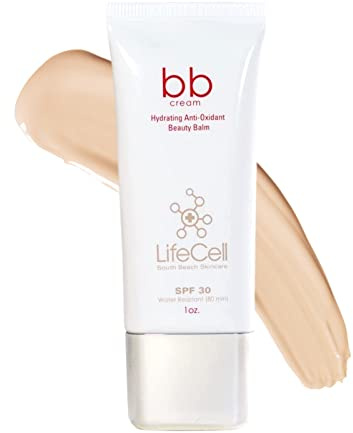 LifeCell Hydrating Antioxidant SPF 30 Tinted Anti Aging BB Cream (1 oz, Light)