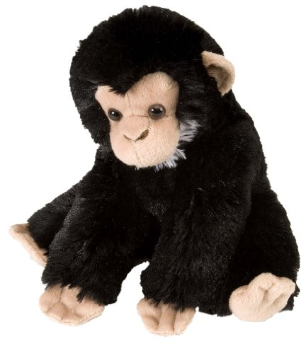 Wild Republic 10834 - Plüsch-Chimpanse Cuddlekins Mini, 20 cm, Schimpanse Baby