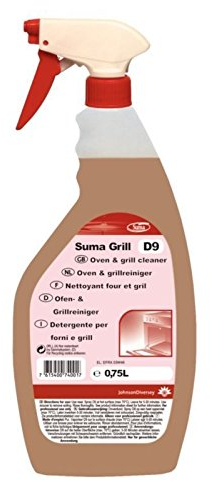 2 X 750ml Suma Grill D9 Heavy Duty Oven and Grill Cleaner (Pack Of 2) - Commercial Kitchen Appliance Restaurant Cafe Bar Pub Oven Grill Cleaner