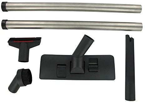 Vacuum Cleaner Floor Nozzle and Tool Accessory Kit with Standard Metal Extension Rod Tubes, 32 mm