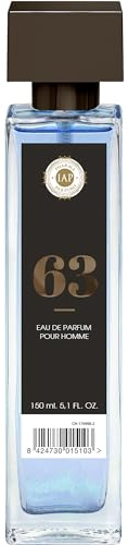iap PHARMA PARFUMS Nº 63 - Profumo con Vaporizzatore da Uomo, Fougère, 150 Millilitri