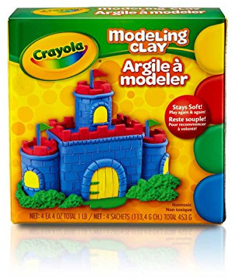 Crayola Modeling Clay 4 ounces ( Pack of 6)