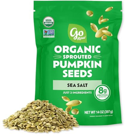 Go Raw Sprouted Pumpkin Seeds, 1 Pound Bag