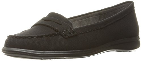 Aerosoles Women's Limon Tree Penny Loafer, Black Fabric, 4 UK