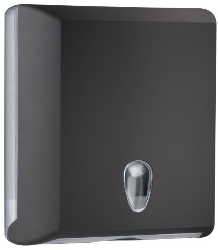Mar Plast A70610ENE - Dispensador de Toallas de Papel (300 x 105 x 290 mm), Color Negro