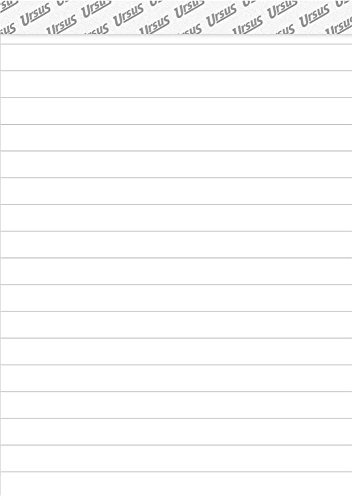 10 Stück Ursus Universal-Büroblöcke ohne Deckblatt / DIN A6 / liniert / 60 g/m²