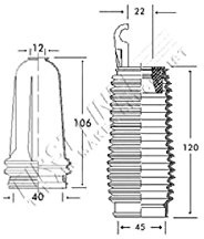 First Line FSG3226 Bellow, Steering Mechanism