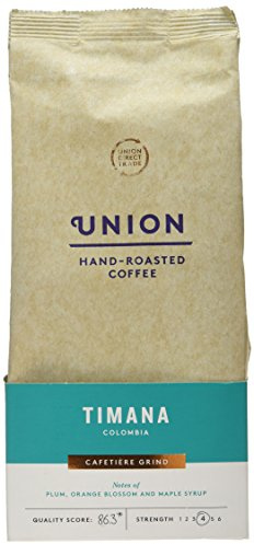 Union Hand Roasted Coffee Timana Colombia Ground Coffee, 200g