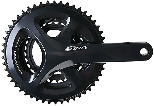 Shimano Sora FC-R3030 Kurbelgarnitur 3x9-fach 50-39-30 Z. Schwarz Kurbelarmlänge 170 mm 2017 MTB