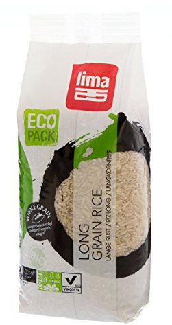 Arroz de grano Integral largo Lima 1kg