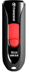Transcend JetFlash 590 16GB Flash Drive with USB2.0 connector - Black