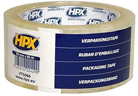 Ruban adhésif demballage Transparent 50mm x 66m HPX - VT5066