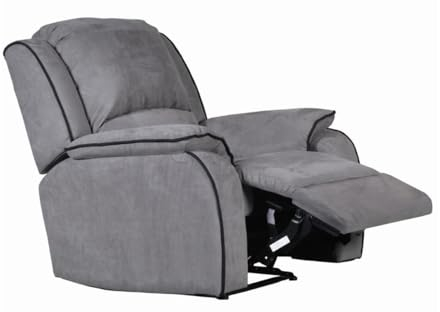 Vente-unique Relaxsessel Microfaser Herna - Grau
