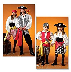McCall's Patterns M4952 Size ADT Small - Medium - Large - Extra-Large Misses'/ Men's/ Children's/ Boys'/ Girls' Costumes, Pack of 1, White