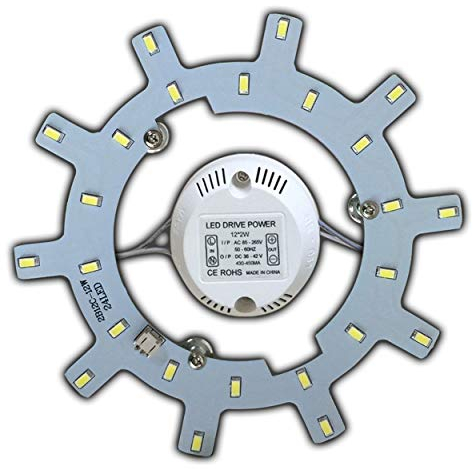 PB-Versand LED Modul 12 Watt tageslichtweiß - Umbau Set für Deckenleuchte Ringlampe Deckenleuchte Rundlampe Röhrenlampe G10q