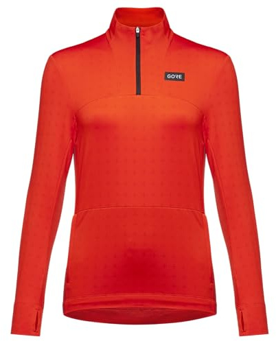 GORE WEAR Damen Everyday Thermo 1/4-zip Vest, Rot, 42 EU