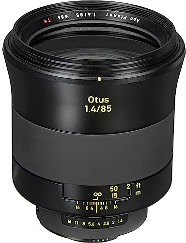 Zeiss Otus 85 mm f/1.4 Apo Planar T ZF Manueller Fokus Objektiv für Nikon F Mount, Schwarz (2040-293)