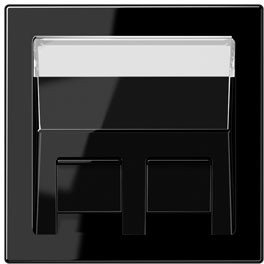 Jung ls569 30bfplsw – Steckdosenelement Steckdosenleiste Anmeldung für Adapter 30 ° Schwarz