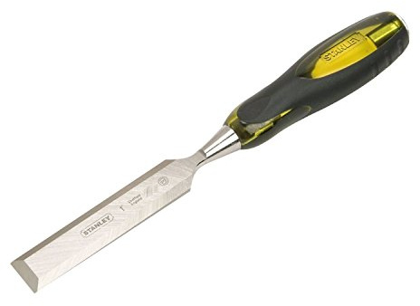 Stanley FatMax Beitel, 22mm Klingenbreite, Thru-Thang-Klinge, Stahl-Schlagkappe, Griff mit Weichstoffeinsätzen, 0-16-260