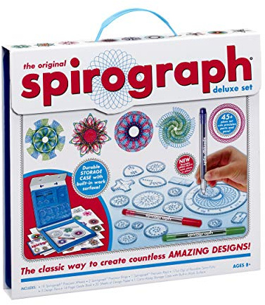 Spirograph Deluxe Set | Create Amazing Endless Designs | Including The Iconic Precision Parts, Pens & Spiro-Putty | Features Durable Storage Case | Creative Arts & Crafts Activity | For Ages 8+