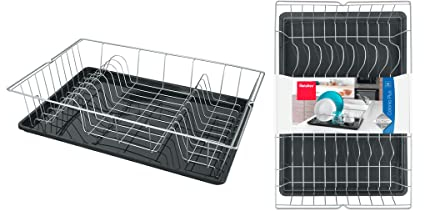 Metaltex Colonia - Escurreplatos con bandeja, 48 x 30 cm